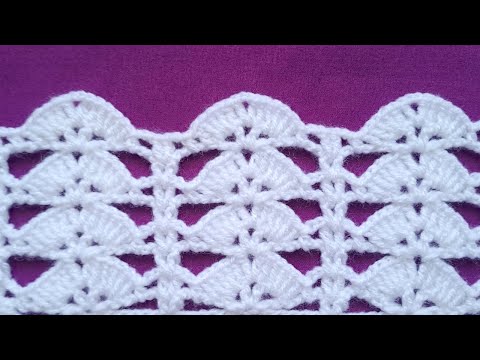 ¡Te Encantará este Punto de Crochet! Puntada para Chal a Ganchillo/Crochet Stitches for Beginners