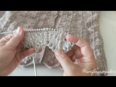 Ajurlu Kolay Yelek #knittigpattern #yelekmodelleri #pattern