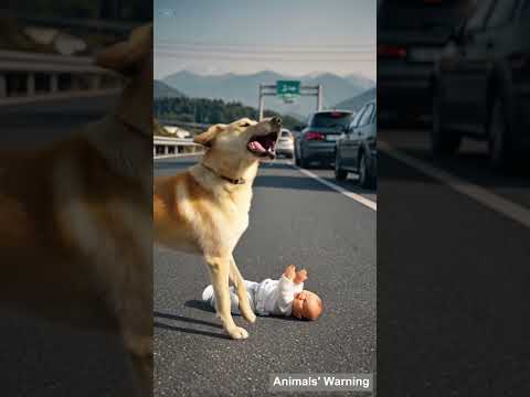The dog was barking continuously to warn an abandoned baby #rescue #dog