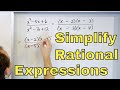 Understanding Rational Expressions and Polynomials
