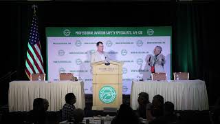 FAA Vice President of Tech Ops Dan Murphy at the PASS 2025 Convention.