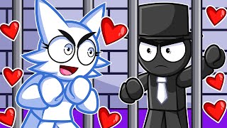 ¡BLACK ATRAPADO en una PRISIÓN de AMOR en ROBLOX! 😱💔 (Sprunkis)