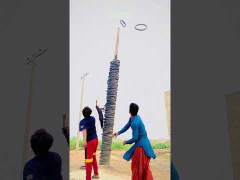 Tyre Pole ma Funny Village boys Challange