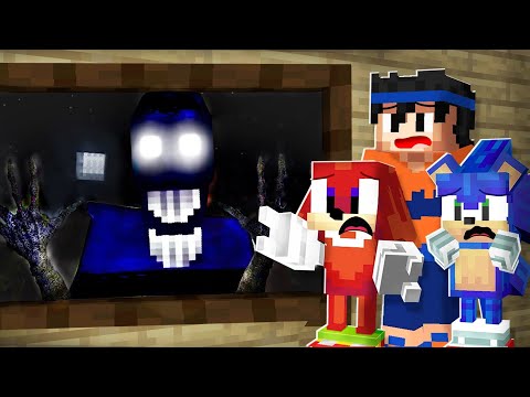 AMIGOS SONIC vs A CRIATURA DA ESCURIDÃO no Minecraft!!