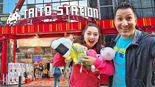 Two Story Taito Station Claw Machine Arcade! 