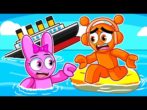 ¡OREN y PINKI Atrapados en un BARCO QUE SE HUNDE en Roblox! (sprunki)