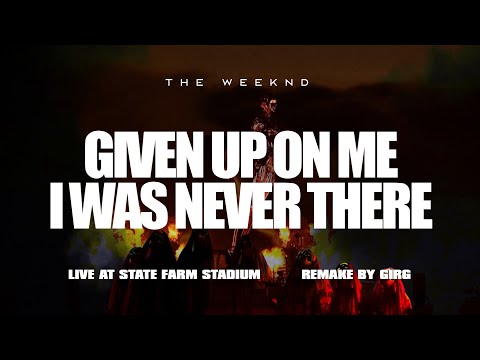 The Weeknd - Given Up On Me x I Was Never There - ( Arizona Live Studio Version )