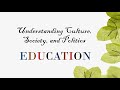Education and Its Societal Roles