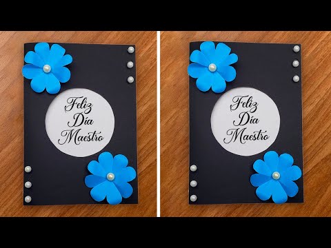 Increíble tarjeta para el día del maestro/profesor | DIY Teacher's Day Greeting Card