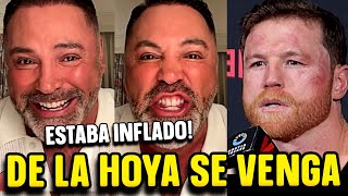 DE LA HOYA FUERA DE CONTROL REVIENTA A CANELO Y SE VENGA DE LA HUMILLACIÓN EN CONFERENCIA DEL 2024