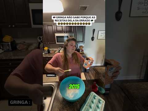 🇺🇸 GRINGA MALOQUEIRA NA COZINHA É UMA COMÉDIA 🇧🇷 🤣🤣🤣🤣 #shorts