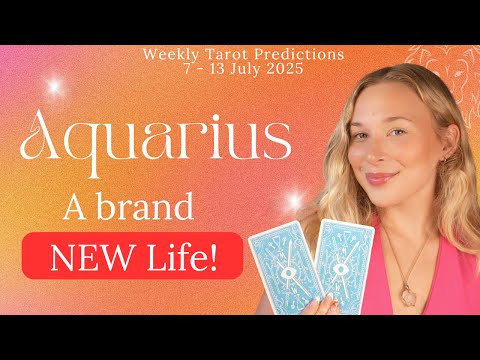 Aquarius | WOW! It's Time! DETOX! Success & Abundance Is TRULY YOURS! | July Tarot Predictions