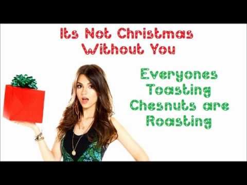 It's Not Christmas Without You - Victorious Cast Ft. Victoria Justice - FULL SONG with lyrics ...