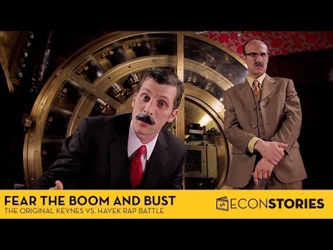 Fear The Boom And Bust Keynes Vs Hayek Rap Battle de Econstories Letra y Video