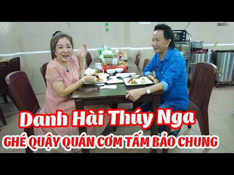 Bất ngờ không thể tin nổi Danh Hài Thúy Nga ghé quậy quán Cơm Tấm Bảo Chung - Cười Tụt Quần