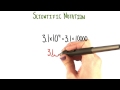 Converting Scientific Notation Practice