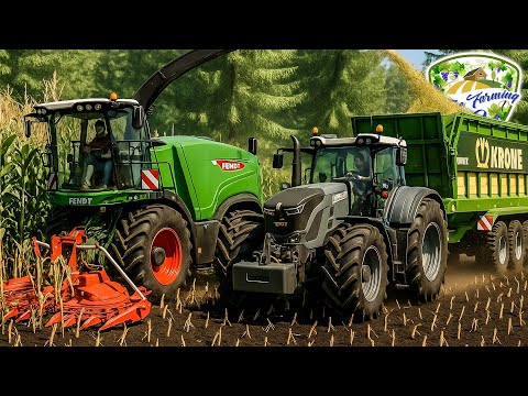 Mais häckseln für die Biogasanlage: FENDT Häcksler im EINSATZ 🌾 True Farming 2 #663