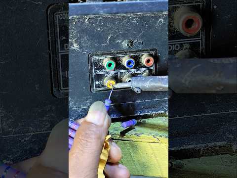 How to remove a broken RCA connector using a resistor #simple #tips #method #Tutorial #jack #rca