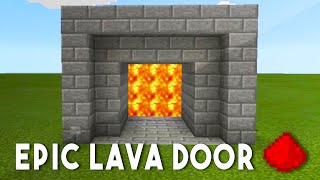 How To Make Lava Door In Minecraft Pe Videos Kansas City Comic Con