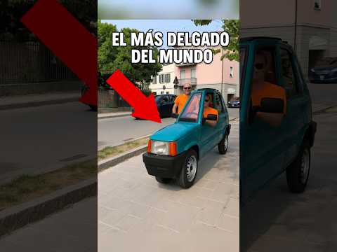 El auto más angosto mundo, perfecto para motociclistas #trucks #trailers #camioneros #camiones #auto
