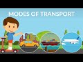 Modes of Transportation and Their History