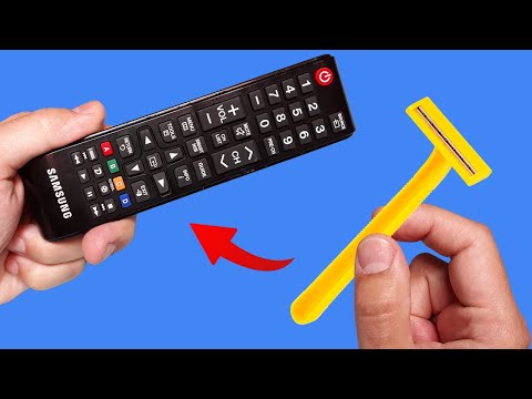 Take a Common Gillette Shaver and Fix All Remote Controls in Your Home! How to Repair TV Control!