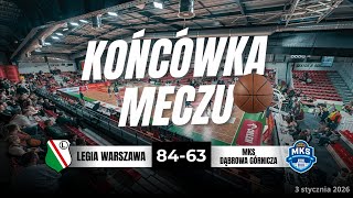 Końcówka meczu kosza #Legia #Warszawa - #MKS Dąbrowa Górnicza