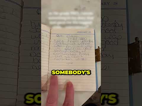 This Woman Read Her Old Diary The Last Entry Was Not Hers