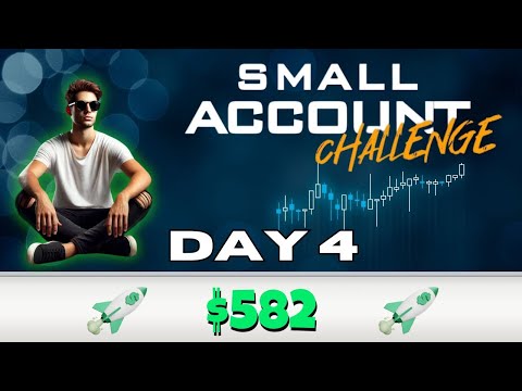 Day 4 of My New Small Account Challenge | Stay Safe, Scale Slowly