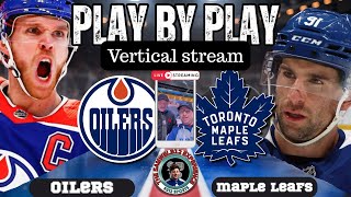 Vertical LIVE: Toronto Maple Leafs vs San Jose Sharks NHL Play by Play & Reactions!