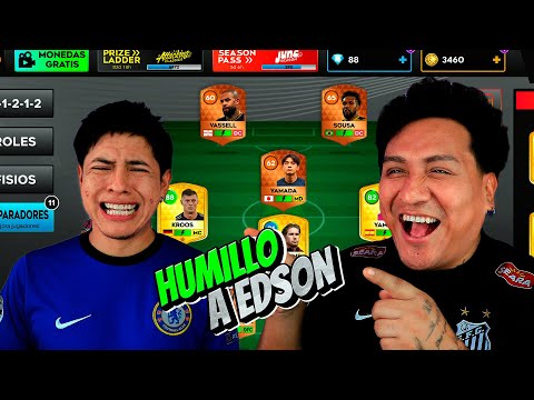 HUMILLO con el PEOR EQUIPO a EDSON FDB en DLS 2025 🔥😱 con jugadores BRONCE( Desafío extremo)