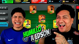 HUMILLO con el PEOR EQUIPO a EDSON FDB en DLS 2025 🔥😱 con jugadores BRONCE( Desafío extremo)