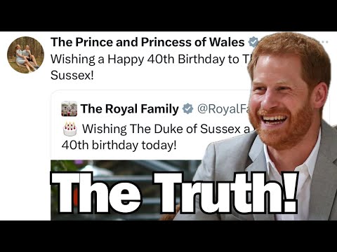 Prince Harry | 40TH BIRTHDAY TRUTH!