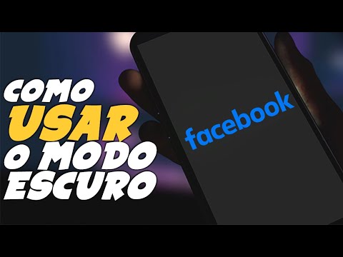 Como USAR o MODO ESCURO do FACEBOOK