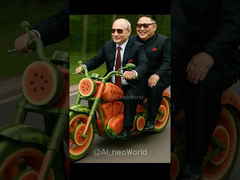 🍌💥 Trump vs Putin: The Wildest Fruit Fight Ever! 🍉🤪#trump #putin#Khamenei#kimjongun #usa#Russia