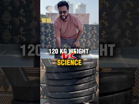 Aap Kitna Utha Sakte Ho ? | Science experiment #scienceandfun #experiment #physics  #ytshorts #funny