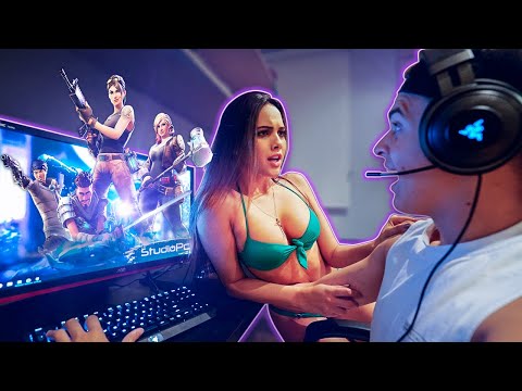 TROQUEI ELA PELO FORTNITE (FICOU PISTOLA ??) ‹ JonVlogs ›