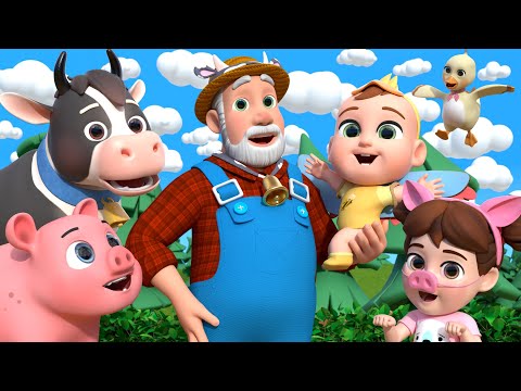 Old MacDonald Had a Farm👨‍🌾🐮 | Newborn Baby Songs & Nursery Rhymes