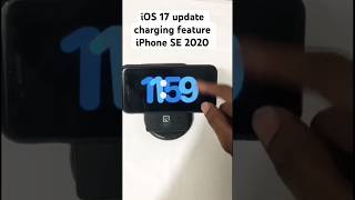 iOS 17 update charging feature  iPhone SE 2020 #vairal