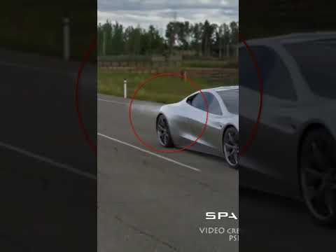 테슬라 로드스터 제로백 1.1초 - 그런데 그것이 실제로 일어났습니다. Tesla Roadster #Shorts #짧은영상