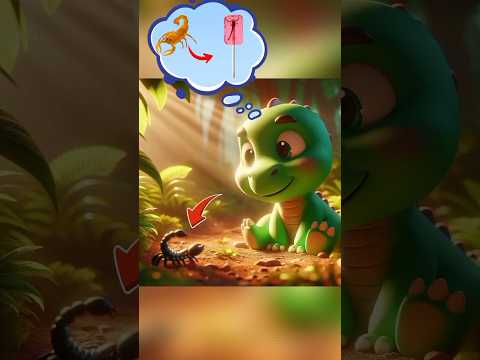 I will repay you with fruit candy ball from frog 🐸 #dinosaur #dinosaurs #shortdinokids #funny