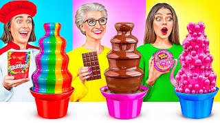 Eu vs Minha Vó No Desafio De Culinária | Receitas Simples de Cozinhar por TeenDO Challenge