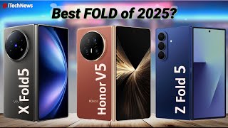 Samsung Galaxy Z Fold 7 vs Honor Magic V5 vs Vivo X Fold 5 – Which Foldable is Best for YOU ?