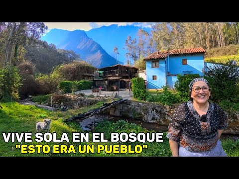 Es feliz rodeada de sus animales,el rio y el bosque "NO quiero ver caer la casa de mis antepasados"