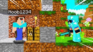 Minecraft Speedrunner Noob1234 Vs 2 Pros!