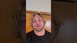 Minnesota Vikings offensive lineman Joe Huber gives the club a shout out!