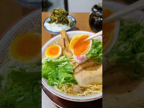 【岐阜】盛り放題の高菜が旨すぎる…。朝から高菜を求めて行列が出来る朝ラーメン!#グルメ #shorts