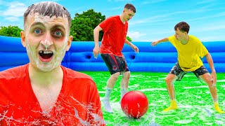 WORLD'S BIGGEST SLIP N SLIDE FOOTBALL TOURNAMENT!