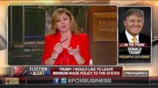 FULL | Donald Trump Interview One On One On Morning Maria | Fox Business | May 9th 2016