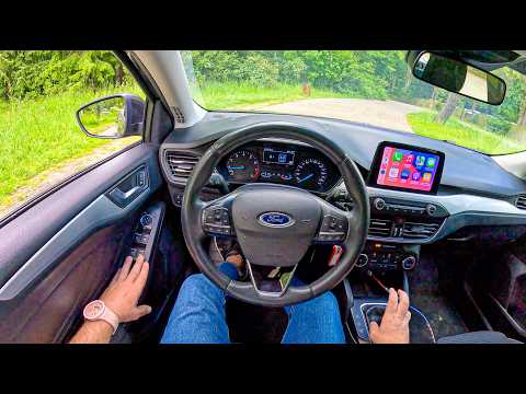 2018  Ford Focus Mk4 (1.0 EcoBoost 125 hp) | POV Test Drive #2459 Joe Black